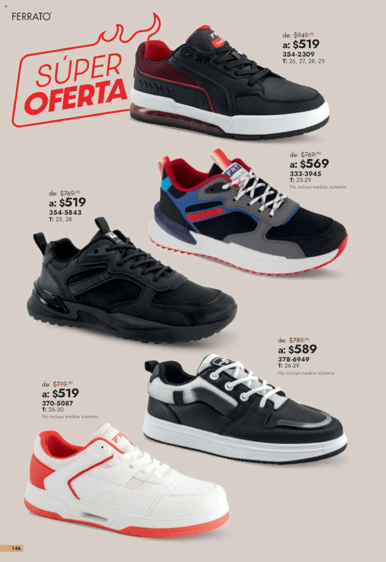 Nuevas ofertas de Andrea válidas en toda la República Mexicana desde el 26/07/2026. ¡Encuentra las mejores ofertas en Andrea catálogo Outlet! | Página: 146
