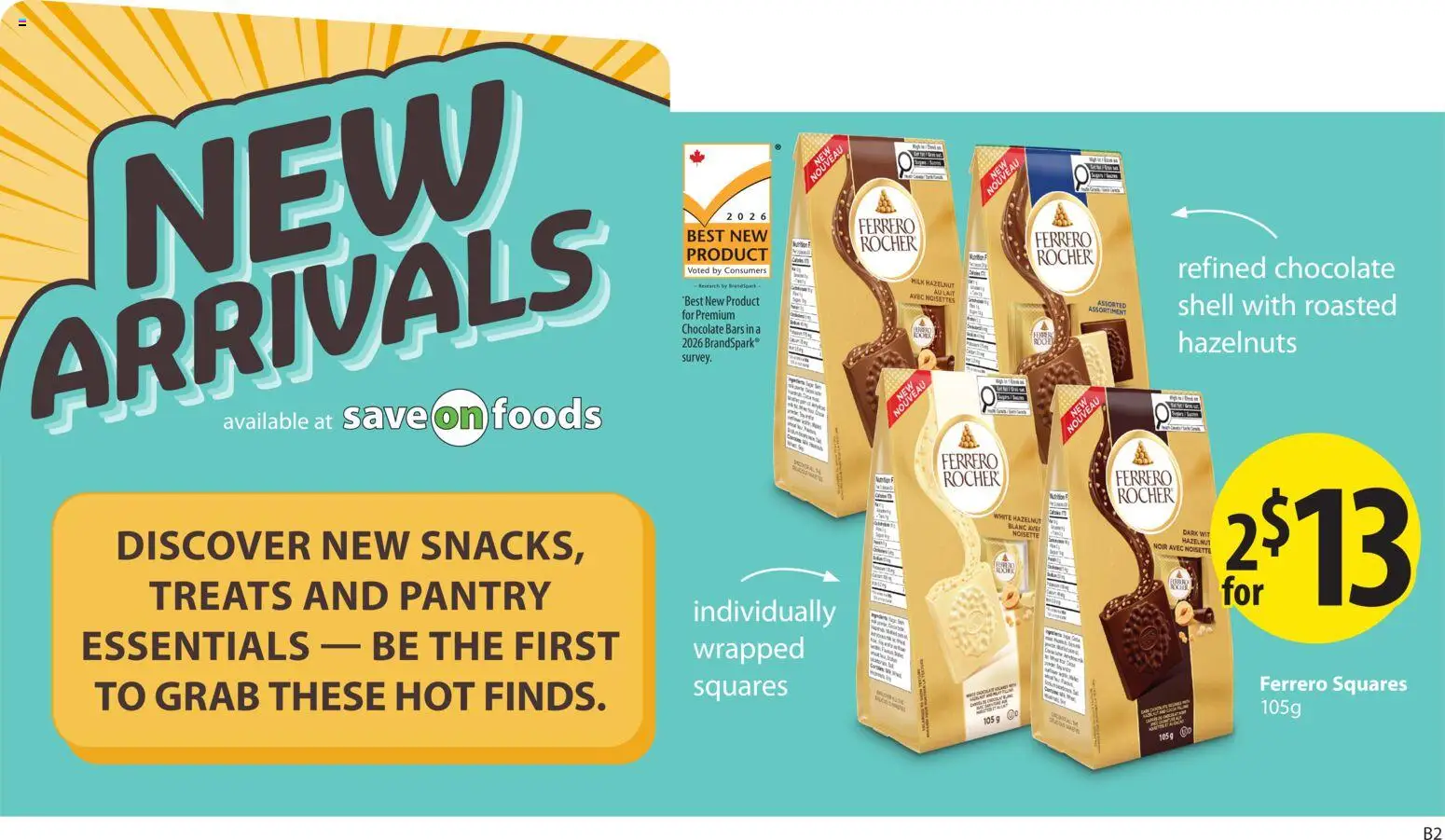 Save on foods flyer valid from 07.05.2026 | Page: 23 | Products: Milk, Chocolate