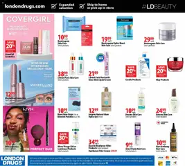 Preview of London Drugs flyer - Beauty from shop London Drugs valid from Oct 2, 2026 | Page: 3 | Products: Cream, Mascara, Strips, Charcoal