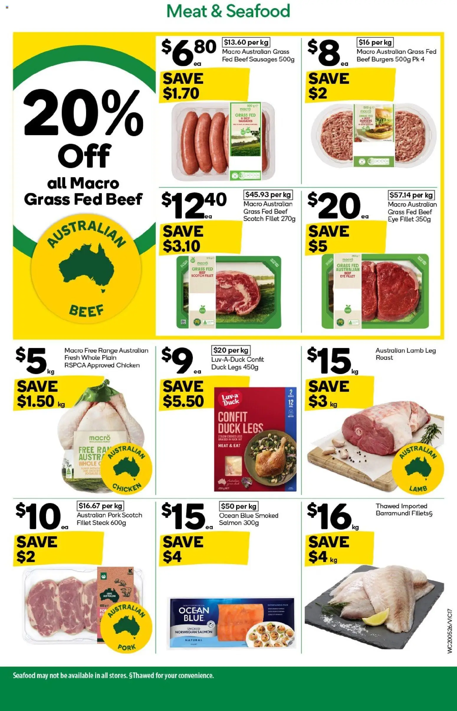 Woolworths catalogue - valid from 20.05.2026 | Page: 17 | Products: Duck, Pork, Meat, Salmon