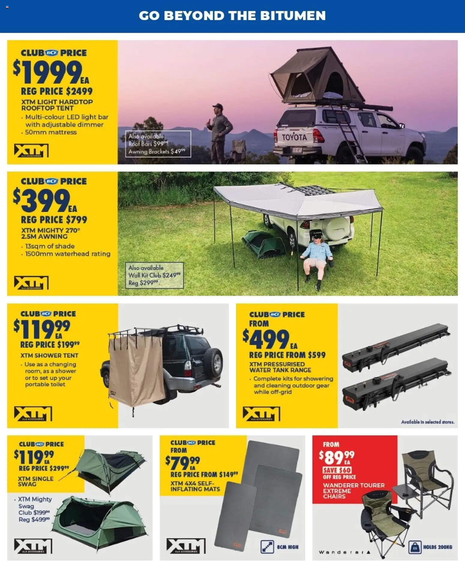 BCF catalogue - valid from 21/07/2026 | Page: 3 | Products: Toilet, Light, Water, Mattress