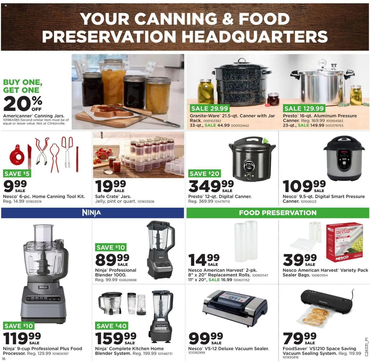 Mills Fleet Farm Weekly Ad - valid from 08/10/2026 | Page: 20 | Products: Safe, Vacuum, Blender