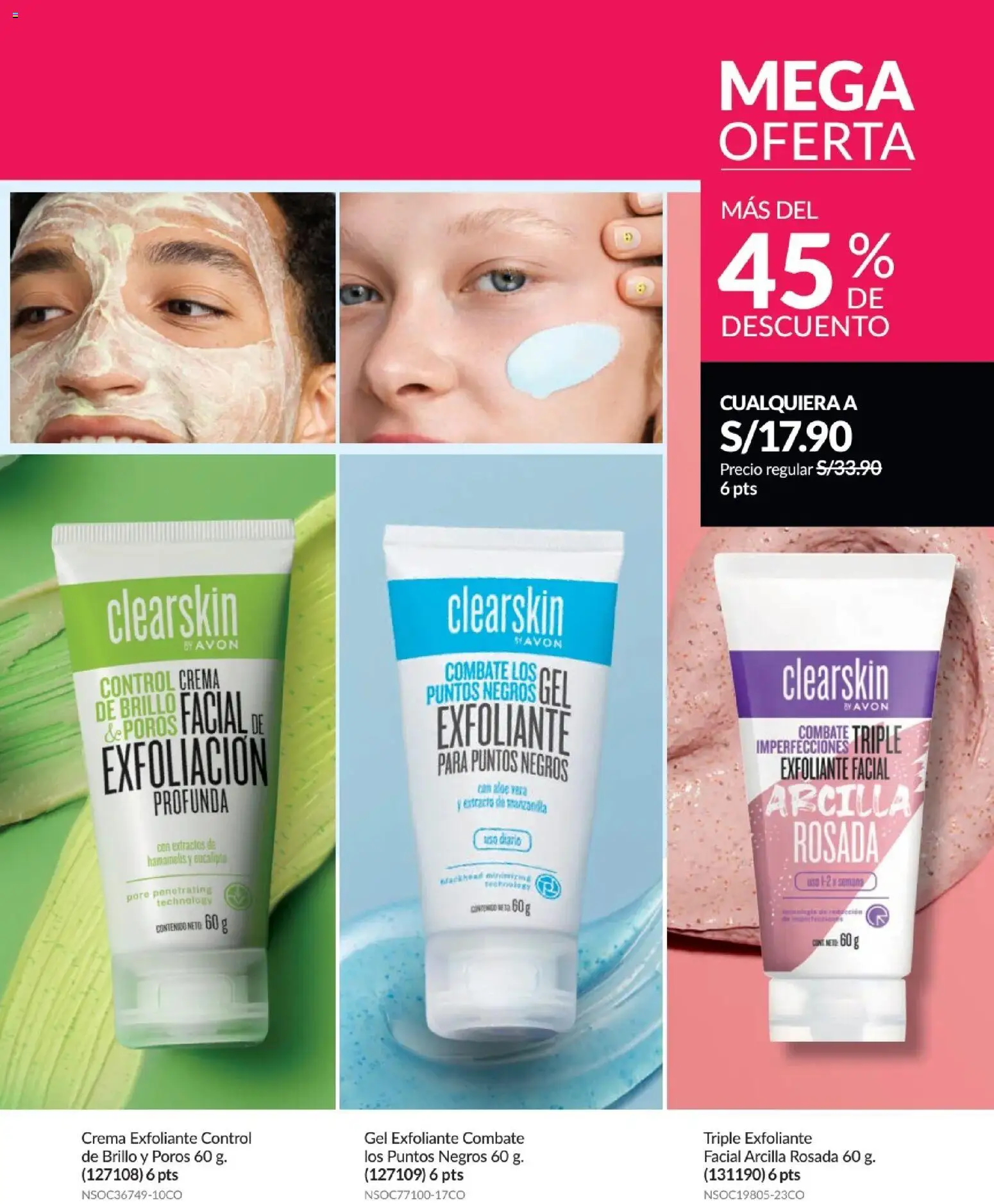 Catálogo Avon válido desde 21.04.2026 | Página: 134 | Productos: Exfoliante, Crema