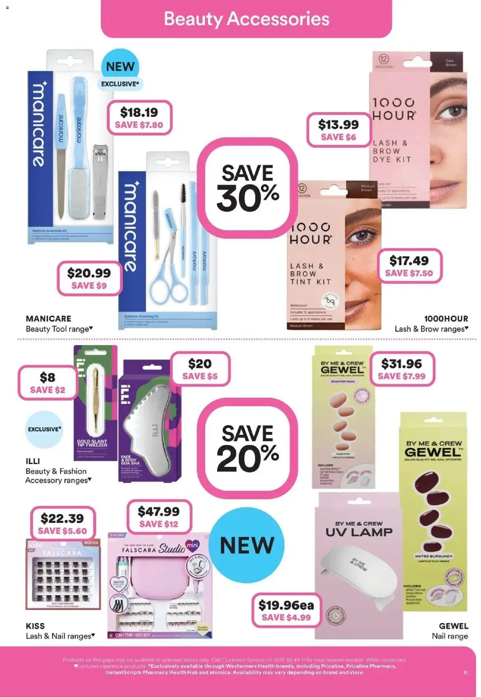 Priceline Pharmacy catalogue - valid from 27/08/2026 | Page: 11 | Products: Lamp, Accessories, Pedicure
