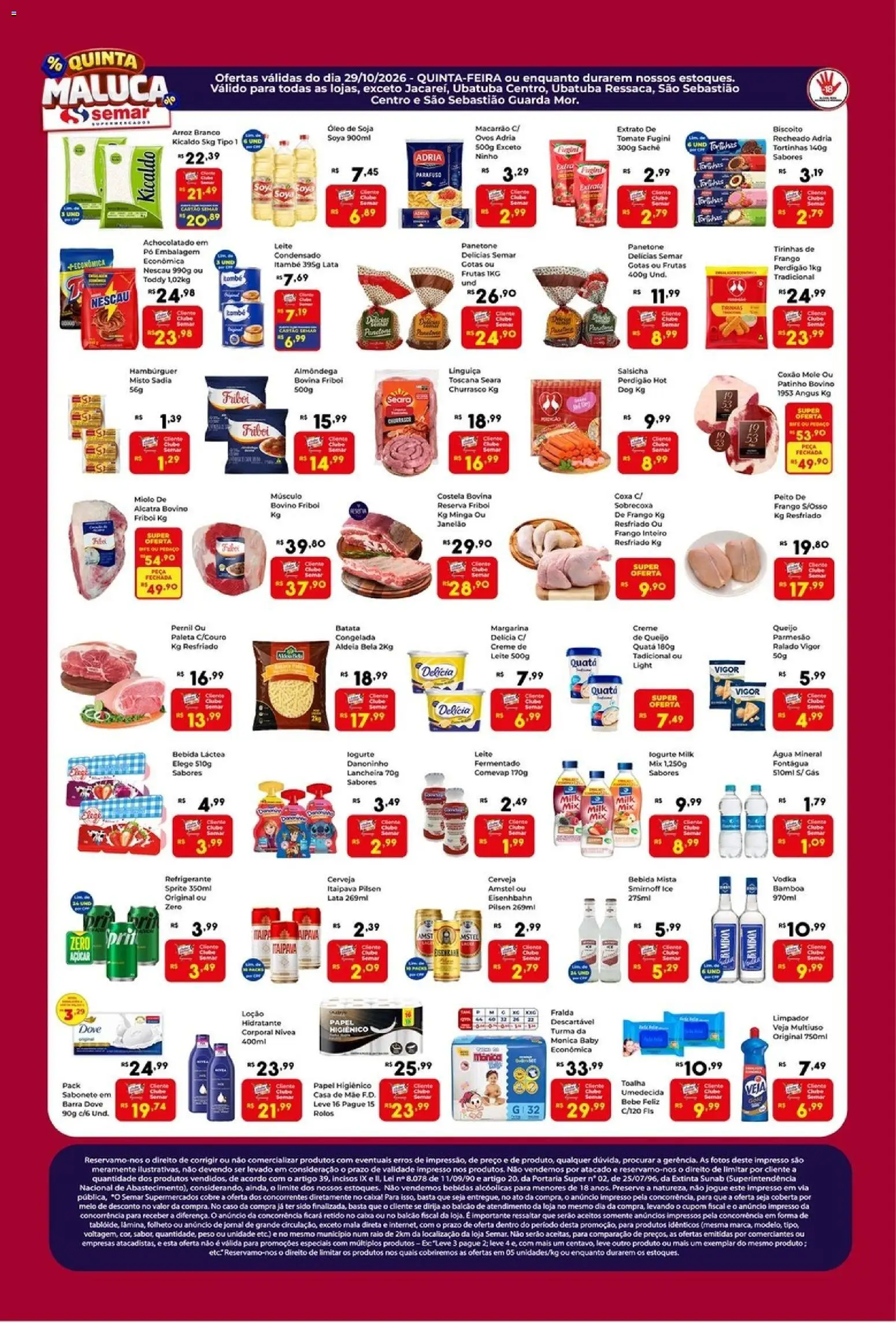 Semar Supermercado Folheto - válido de 29/10/2026 | Página: 1