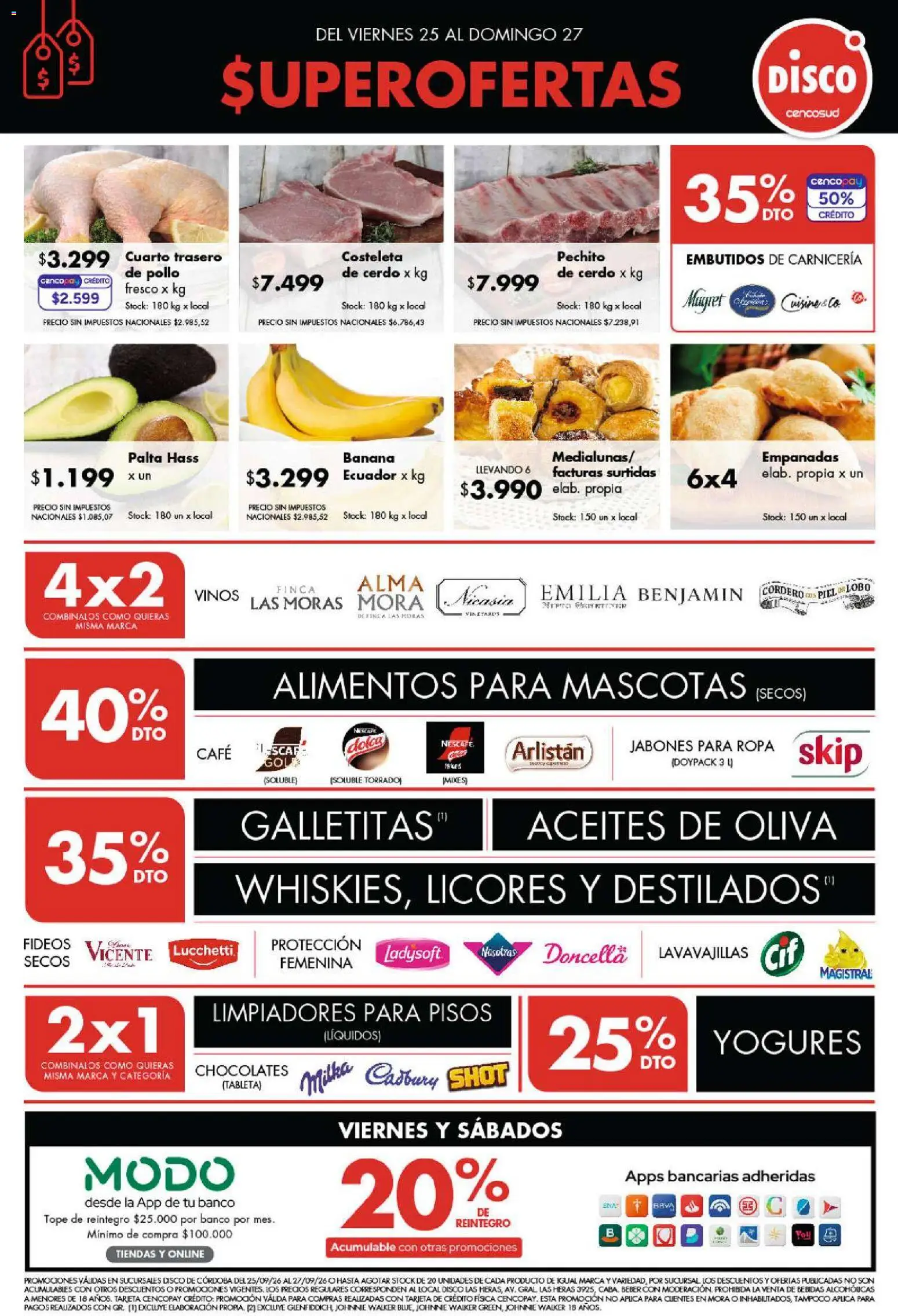 Disco Ofertas | Córdoba Viernes 25 de Septiembre