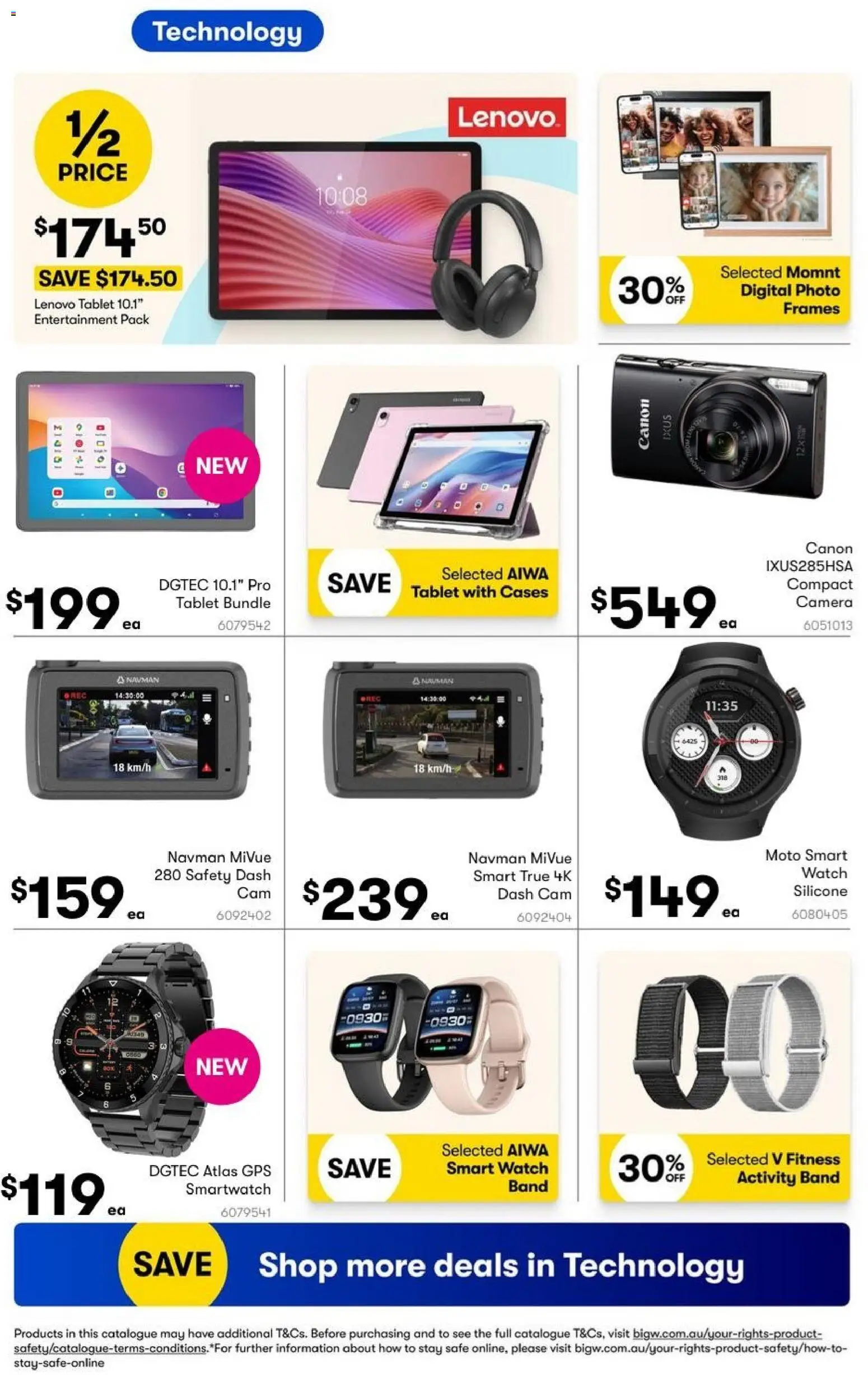 Big W catalogue - valid from 20/08/2026 | Page: 33 | Products: Digital, Tablet, Camera, Smartwatch