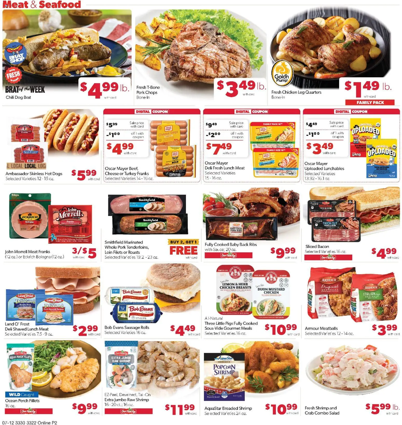 Family Fare Weekly Ad - MN - valid from 07/12/2026 | Page: 6 | Products: Salad, Lemon, Hot Dogs, Oven
