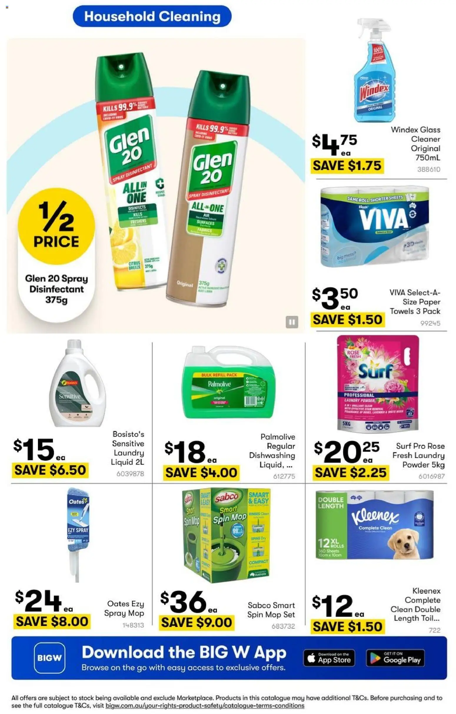 Big W catalogue - valid from 20/08/2026 | Page: 45 | Products: Household, Powder, Towels, Laundry
