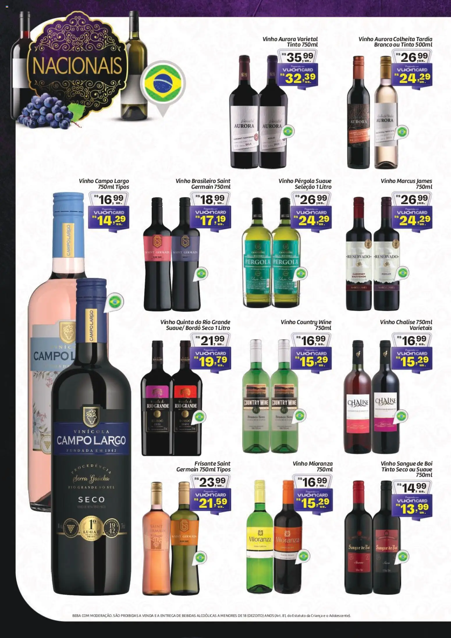 Comper Folheto - válido de 04/06/2026 | Página: 8 | Produtos: Vinho