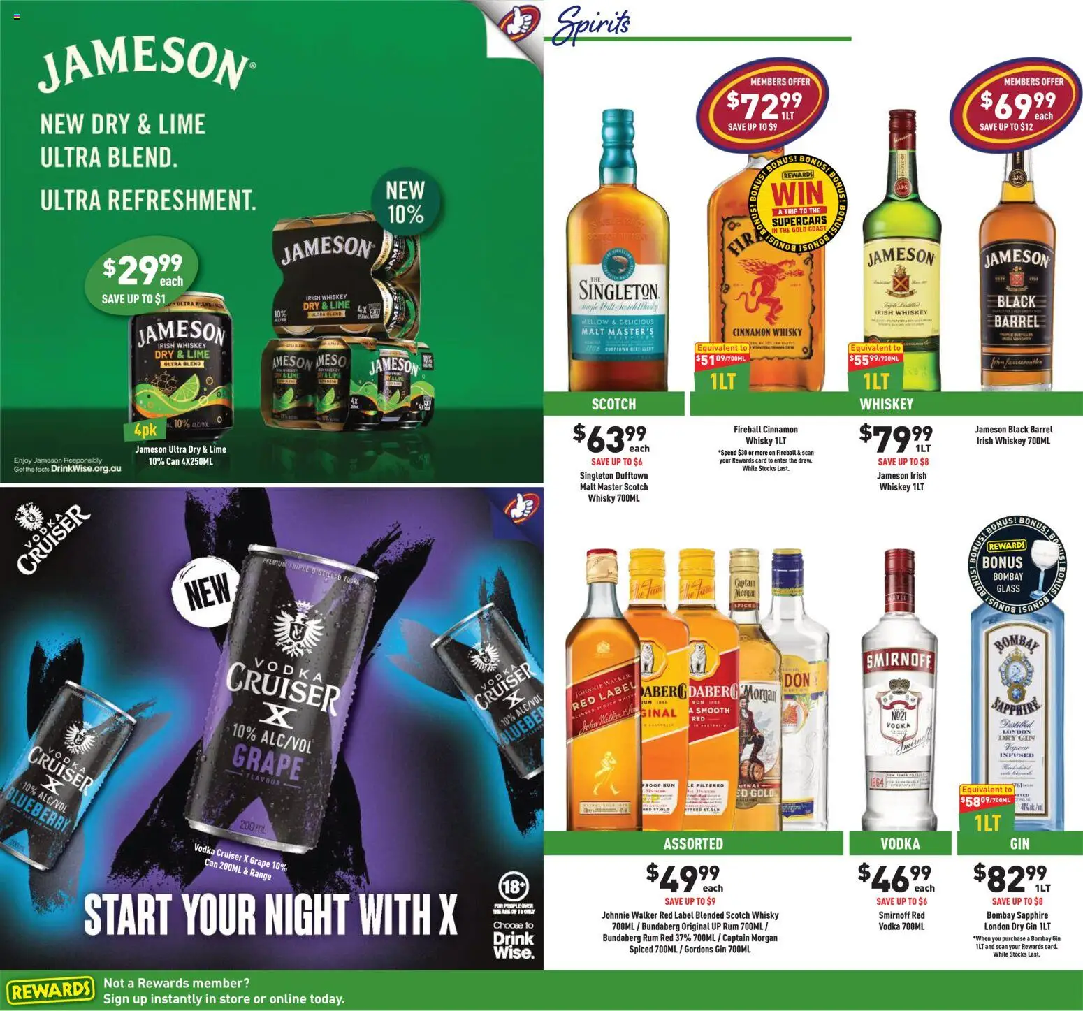 Liquor Legends catalogue - valid from 06.05.2026 | Page: 4 | Products: Vodka, Whiskey, Rum, Lime