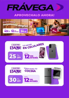 Vista previa Frávega Ofertas válido desde el 01/10/2026