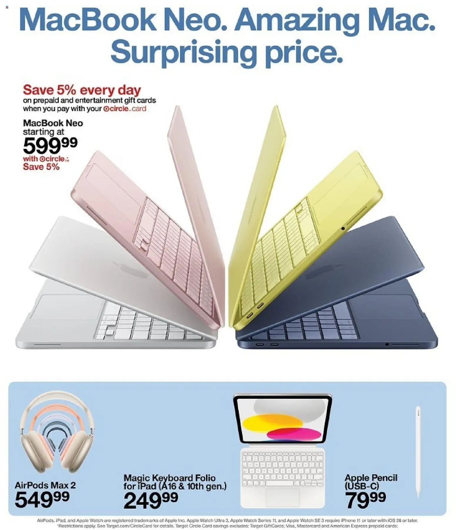 Target Weekly Ad - valid from 31.05.2026 | Page: 15 | Products: Pencil, Watch, Keyboard, Ipad