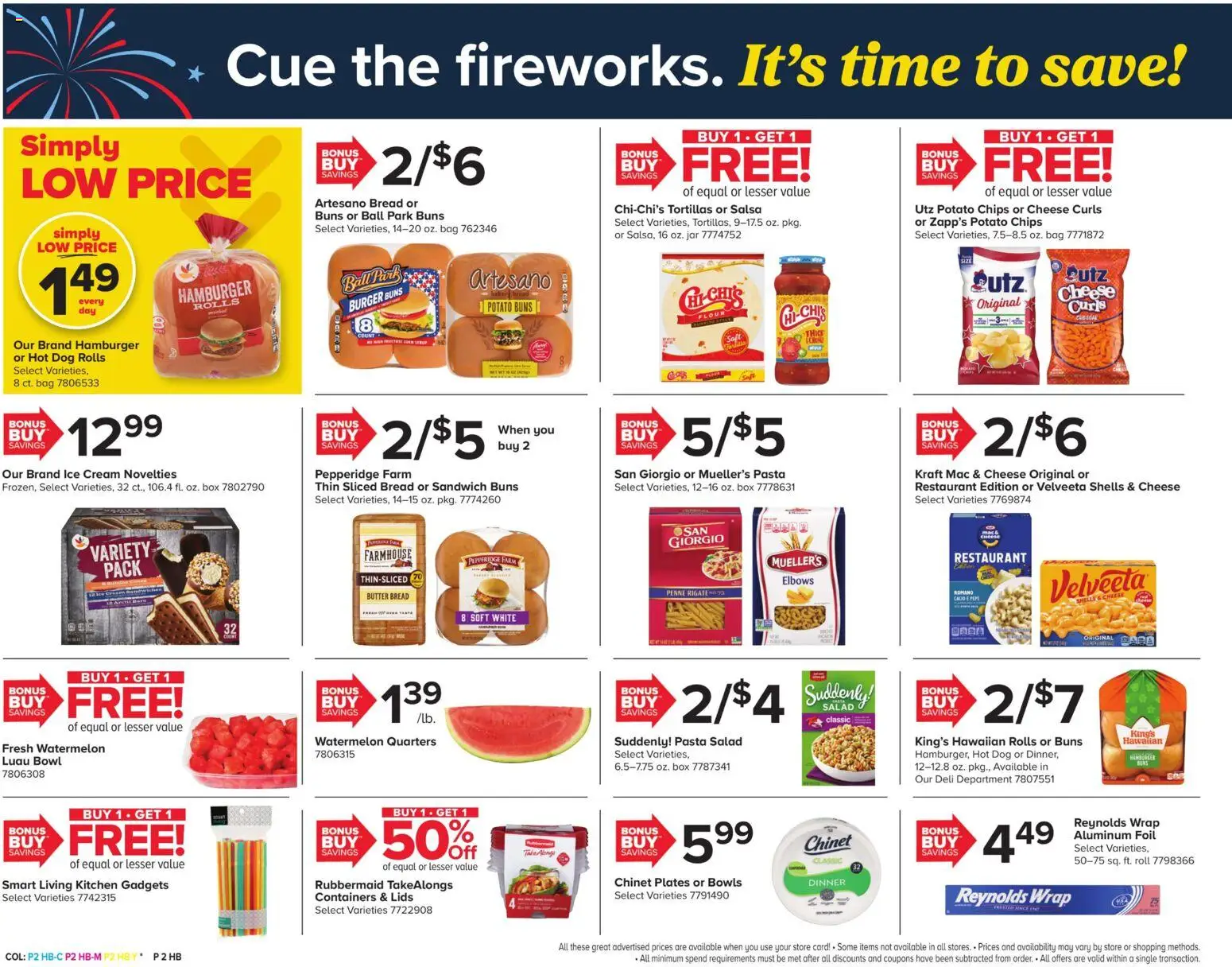 Giant Weekly Ad - valid from 07/03/2026 | Page: 2 | Products: Box, Butter, Cheese, Bread