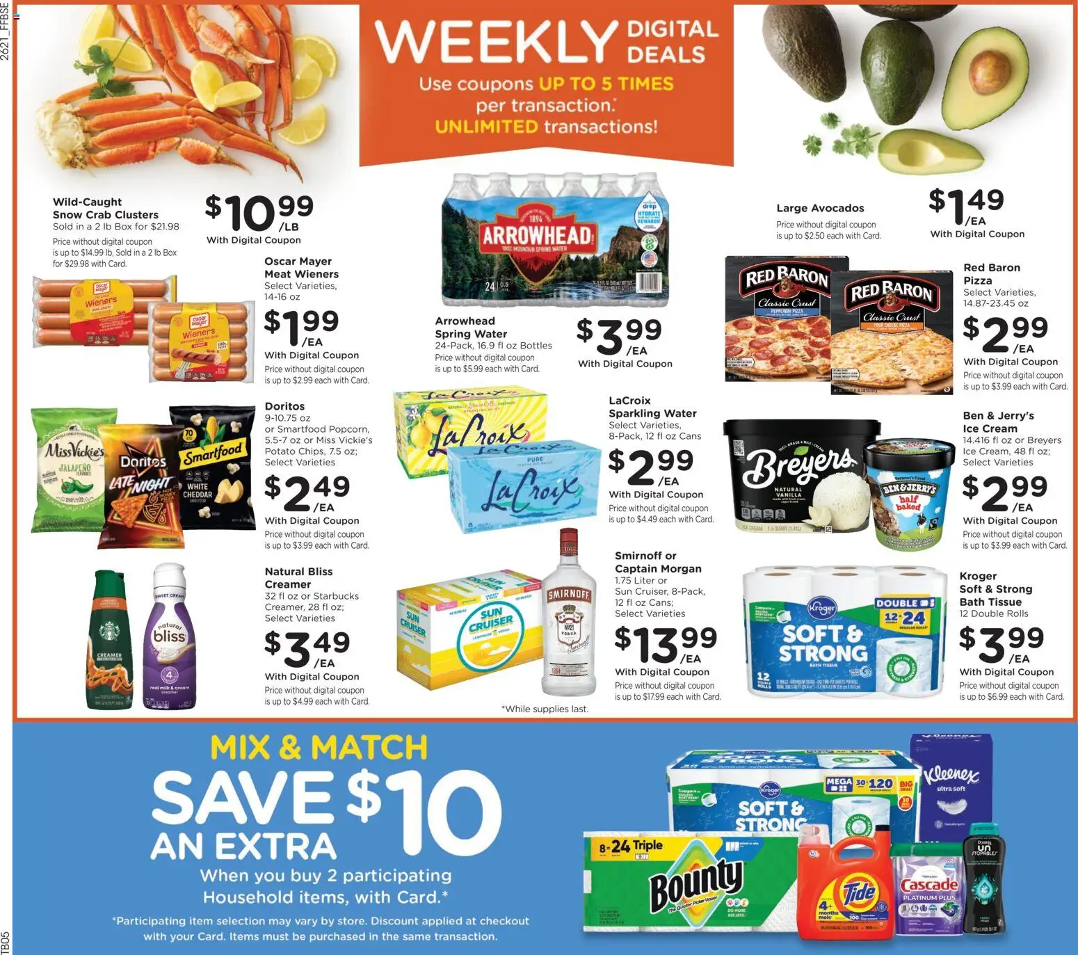 Fry's Food Weekly Ad - valid from 06/24/2026 | Page: 4 | Products: Box, Bath, Milk, Cream