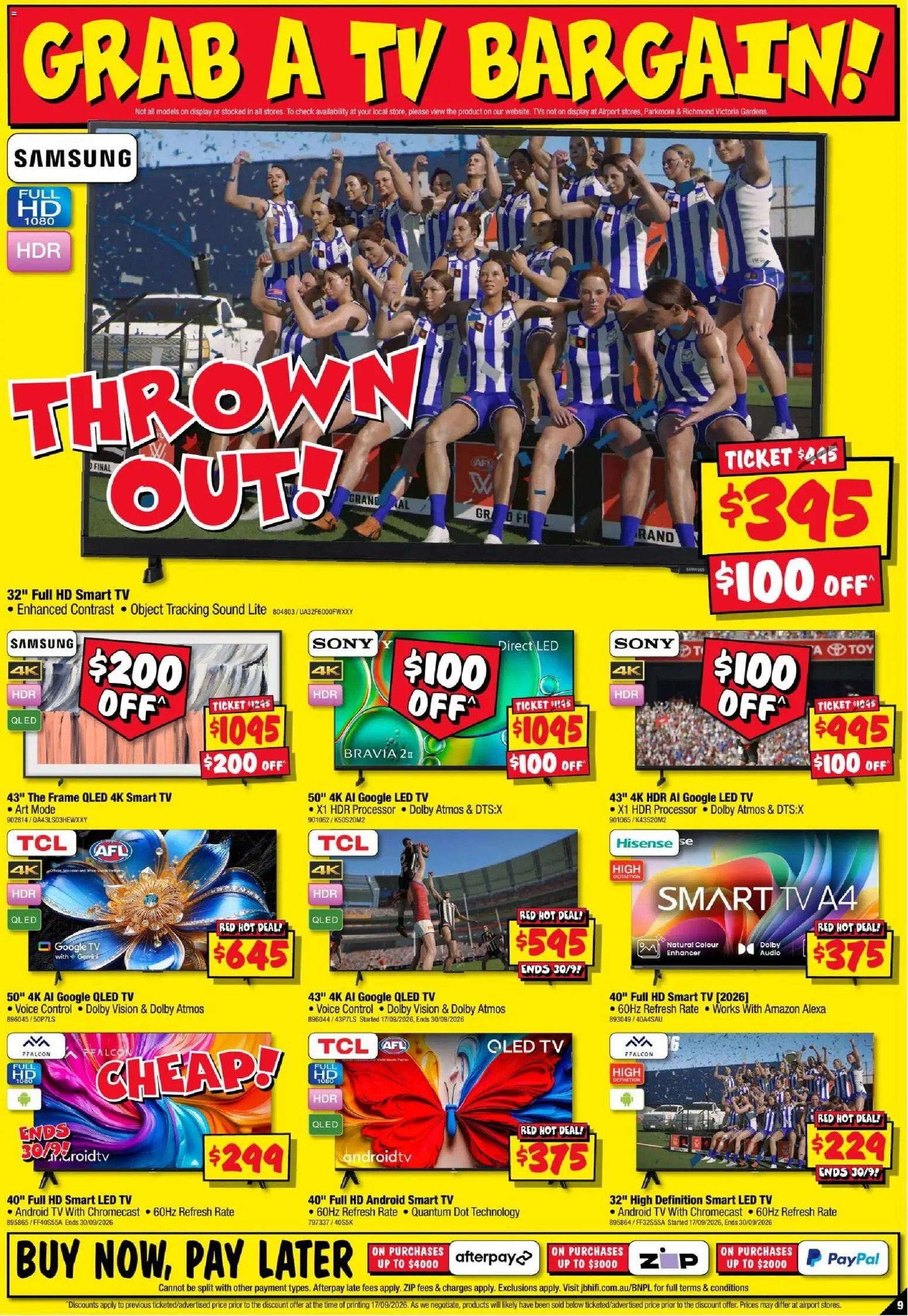 JB Hi-Fi catalogue - valid from 24/09/2026 | Page: 9 | Products: Tv, Audio, Smart tv