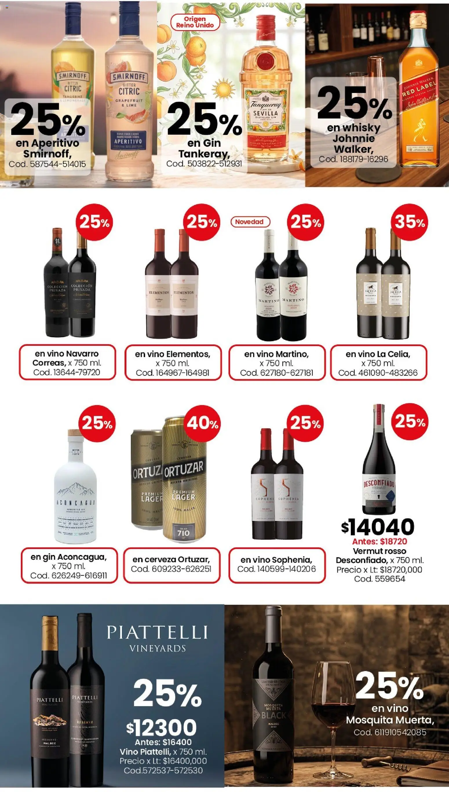 Coto - Almacén y bebidas │ válido desde el 08.06.2026 | Página: 9 | Productos: Whisky, Gin, Vino, Cerveza