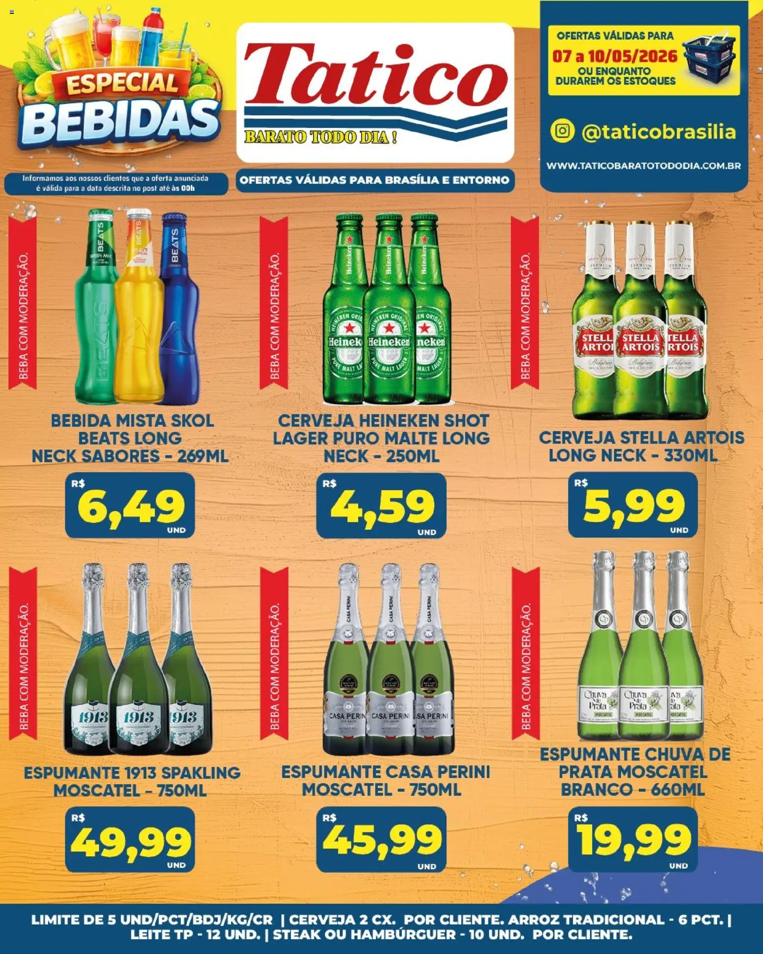 Tatico Folheto - válido de 11.05.2026 | Página: 53 | Produtos: Espumante, Arroz, Heineken, Hambúrguer
