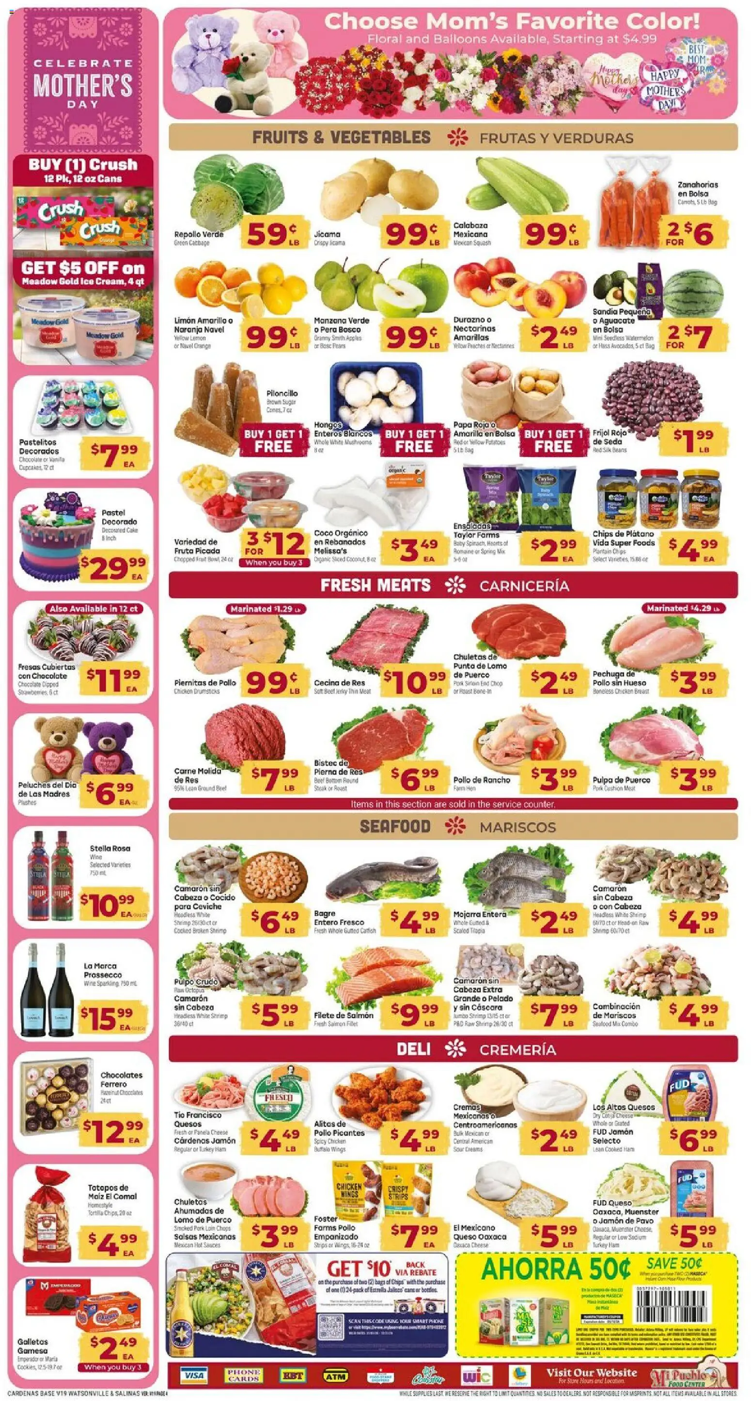 Cardenas Weekly Ad - CA - valid from 06.05.2026 | Page: 4 | Products: Squash, Beef, Chips, Sugar