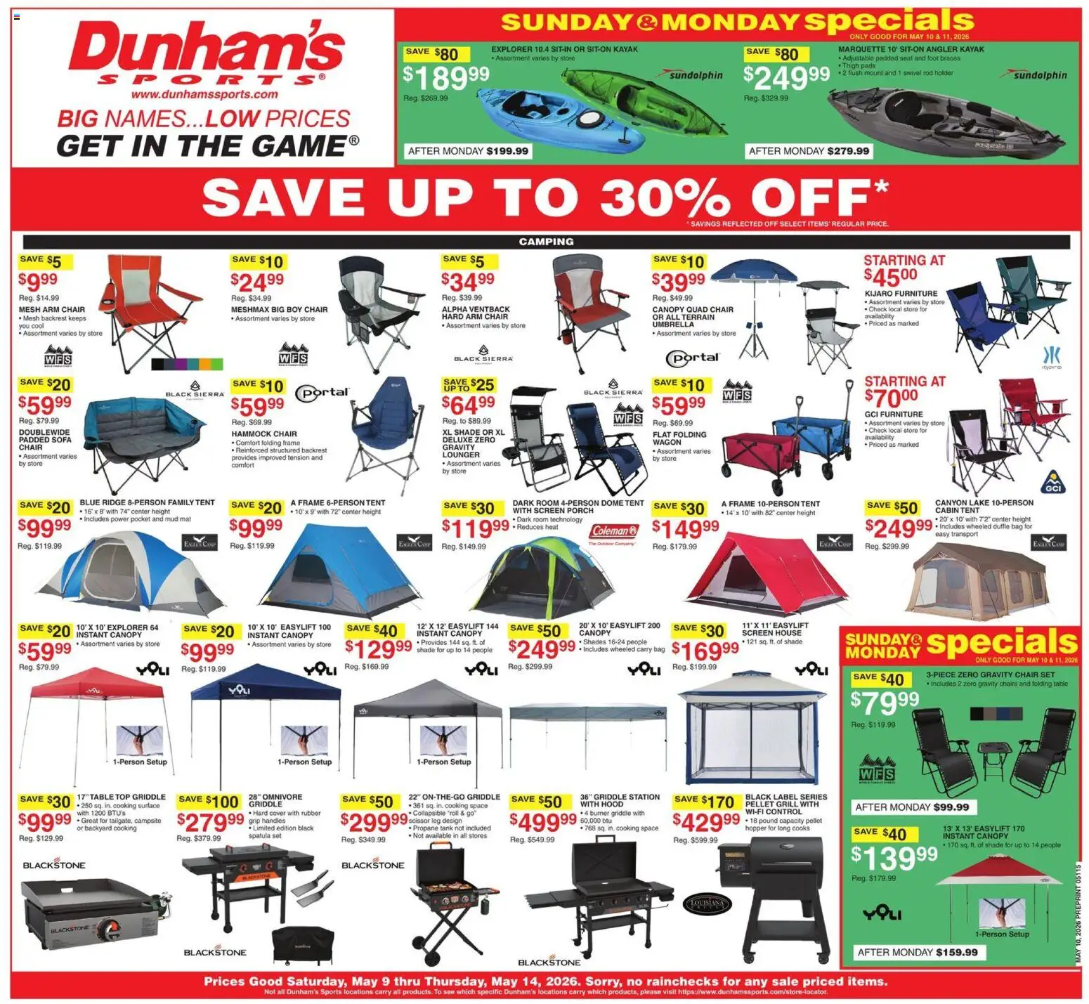 Dunham's Sports Weekly Ad - valid from 09.05.2026 | Page: 1
