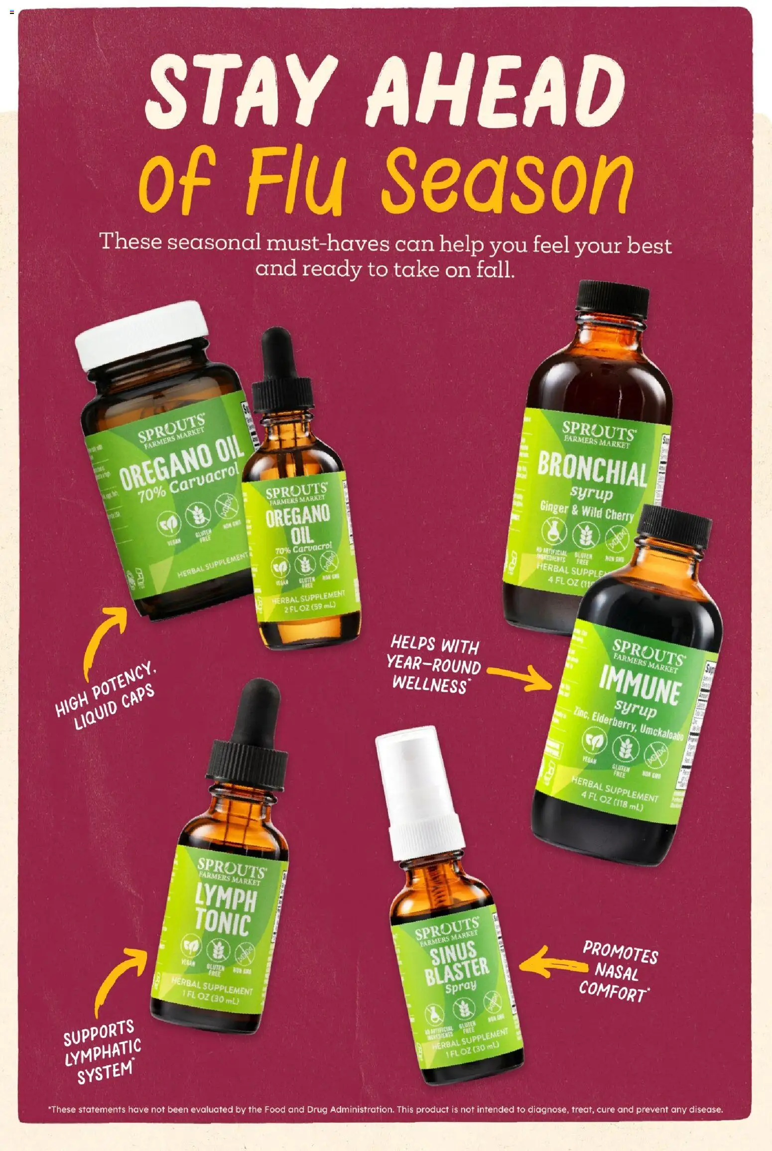 Sprouts Monthly Ad - valid from 09/23/2026 | Page: 38 | Products: Ginger, Syrup, Oil, Tonic