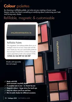 Preview of Nutrimetics Catalogue 2026 - valid from 01/01/2026 | Page: 86 | Products: Mirror, Powder, Makeup, Suit