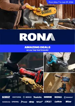 Preview of Rona flyer - Amazing deals from shop Rona valid from 07.05.2026