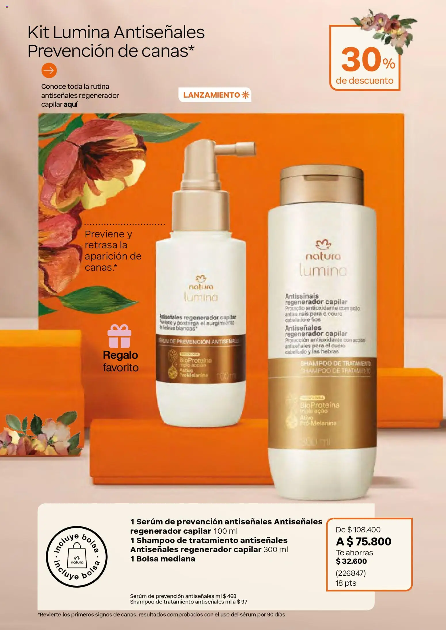 Natura revista - valida desde el 08.04.2026 | Página: 47 | Productos: Bolso, Té, Bolsa, Shampoo