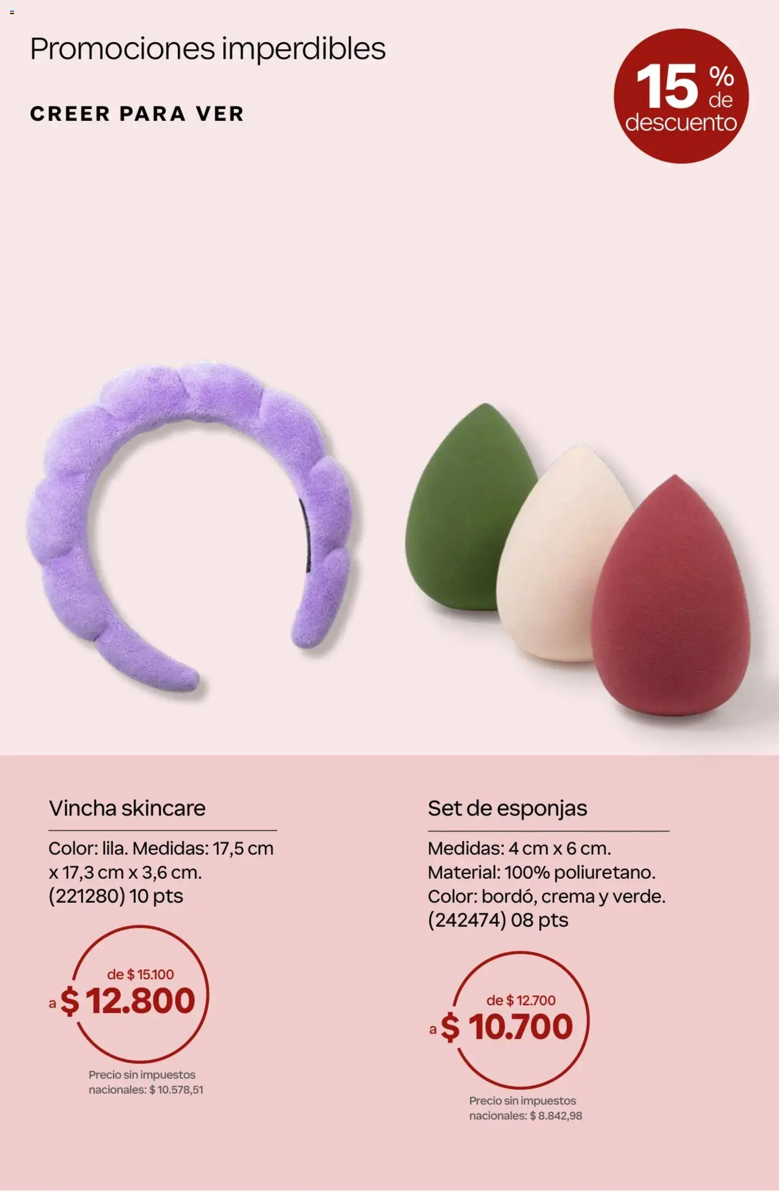 Catálogo Natura Ciclo 10 │ válido desde el 30/06/2026 | Página: 68 | Productos: Vincha, Crema