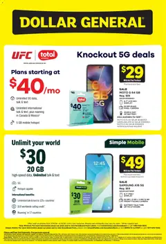 Preview of Dollar General weekly ads valid from 07/19/2026