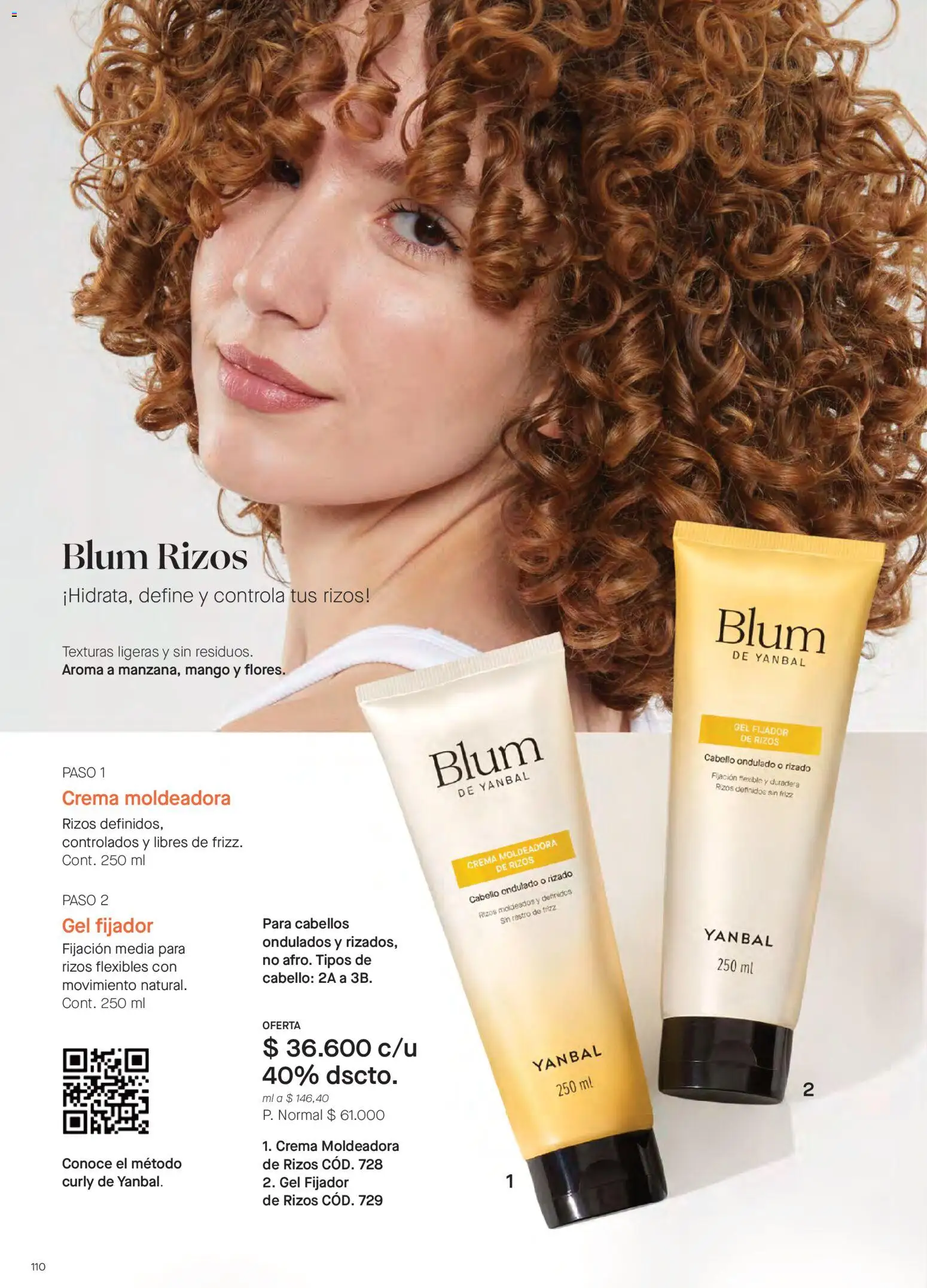 Yanbal revista - valida desde el 20/06/2026 | Página: 110 | Productos: Crema, Fijador, Mango