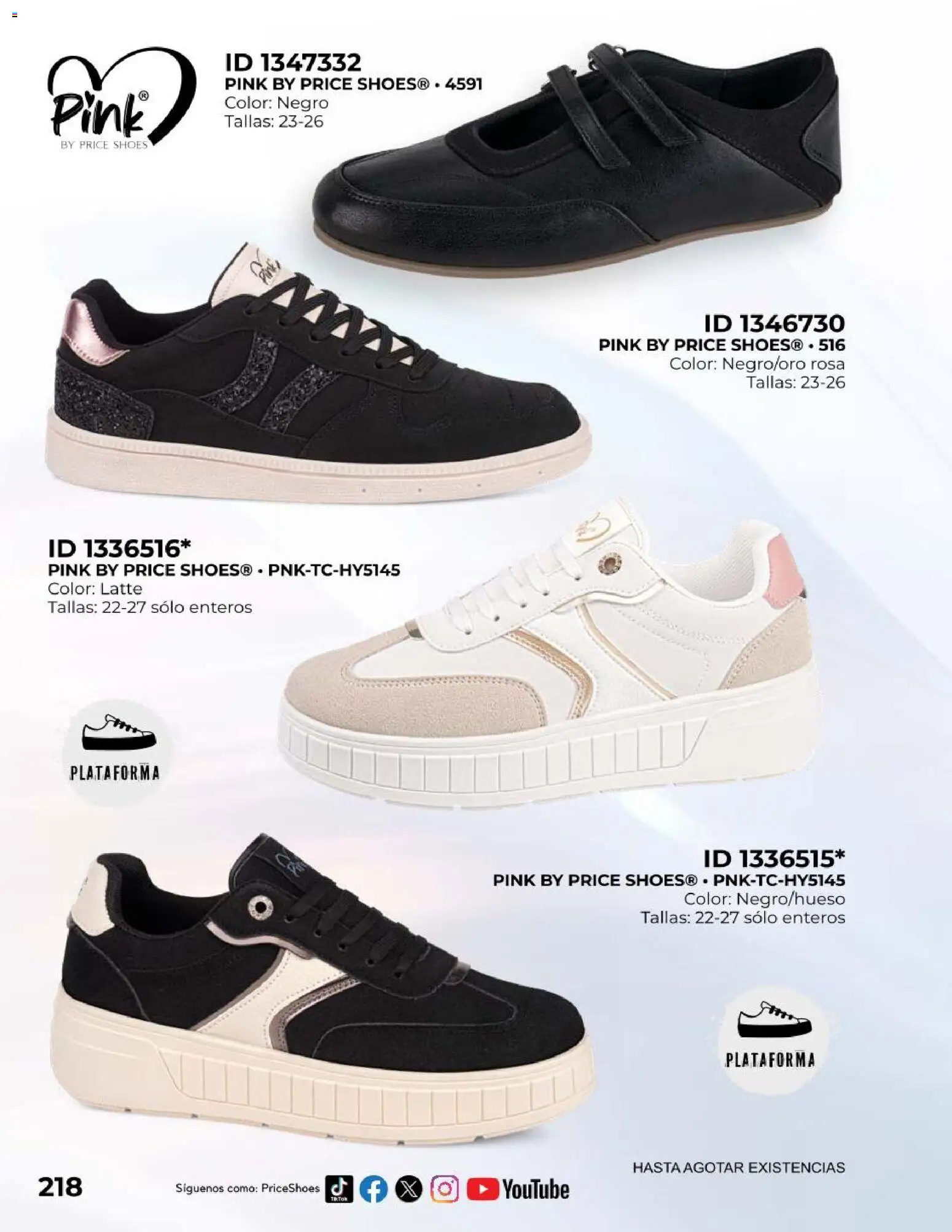 Nuevas ofertas de Price Shoes válidas en toda la República Mexicana desde el 01/10/2026. ¡Encuentra las mejores ofertas en Price Shoes catálogo Exclusivos! | Página: 218