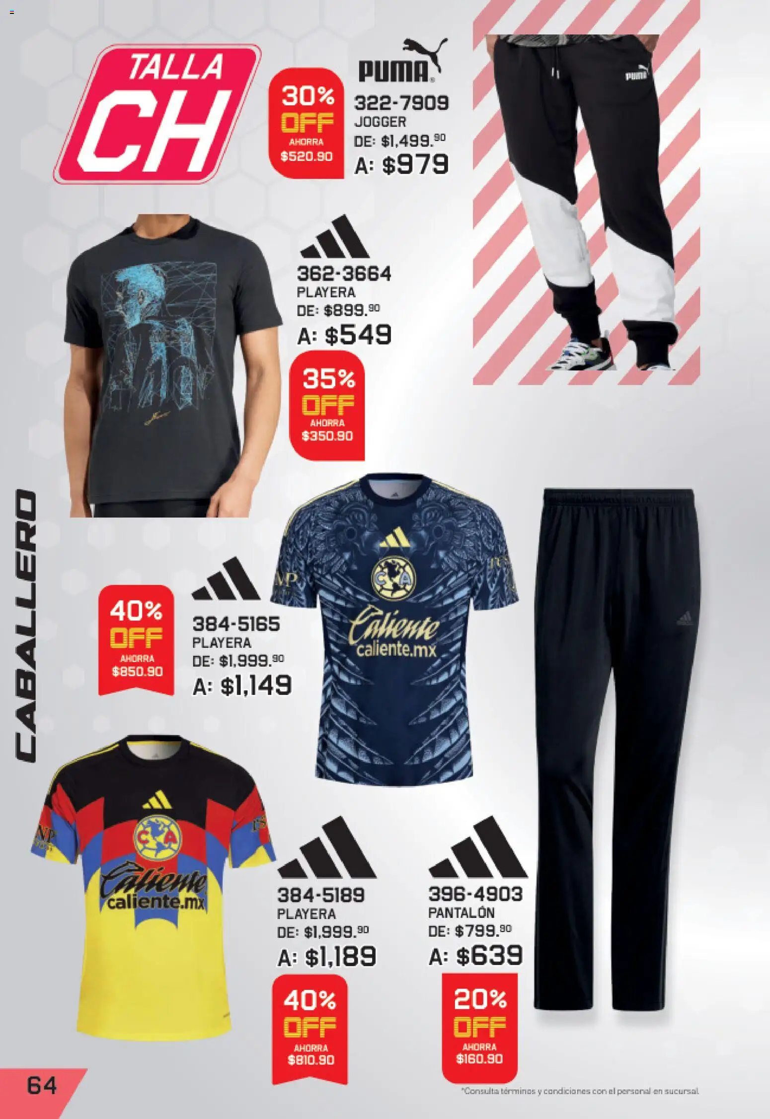Nuevas ofertas de Andrea válidas en toda la República Mexicana desde el 27/09/2026. ¡Encuentra las mejores ofertas en Andrea catálogo Lo mejor de marcas! | Página: 64 | Productos: Playera