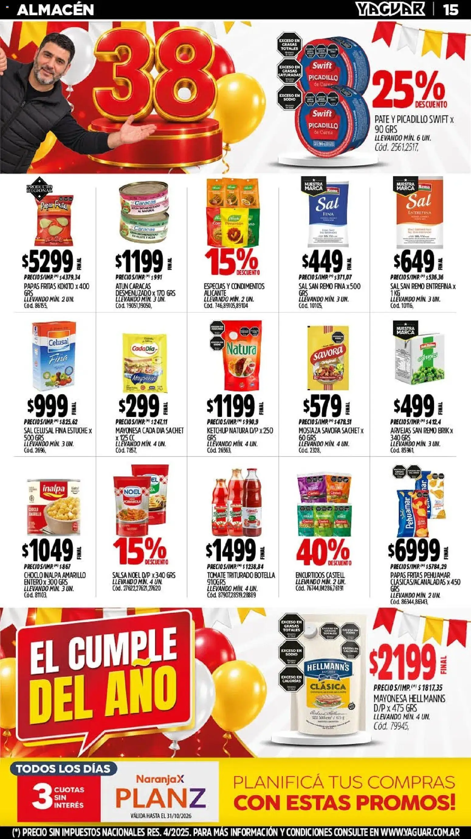 Yaguar - Oferta Semanal Trelew │ válido desde el 05/10/2026 | Página: 13