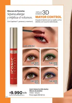 Vista previa Catálogo Amodil Campaña 15 válido desde el 26/08/2026 | Página: 40 | Productos: Cepillo, Máscara, Mascara de pestañas