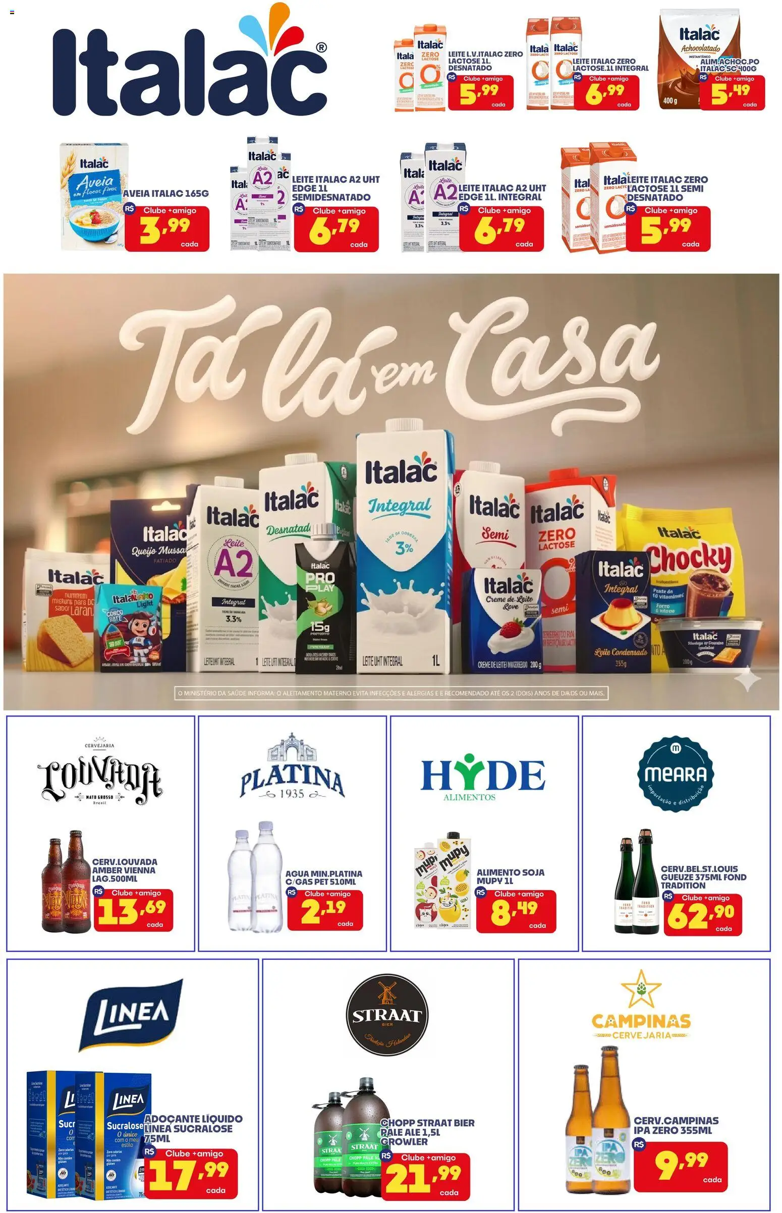 Boa Supermercados Folheto - válido de 23/07/2026 | Página: 11 | Produtos: Leite, Flocos, Pente, Soja