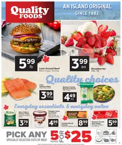 Preview of Quality Foods weekly flyer / circulaire from shop Quality Foods valid from Aug 20, 2026