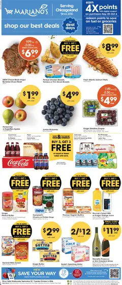 Preview of Mariano's weekly ads valid from 09/30/2026