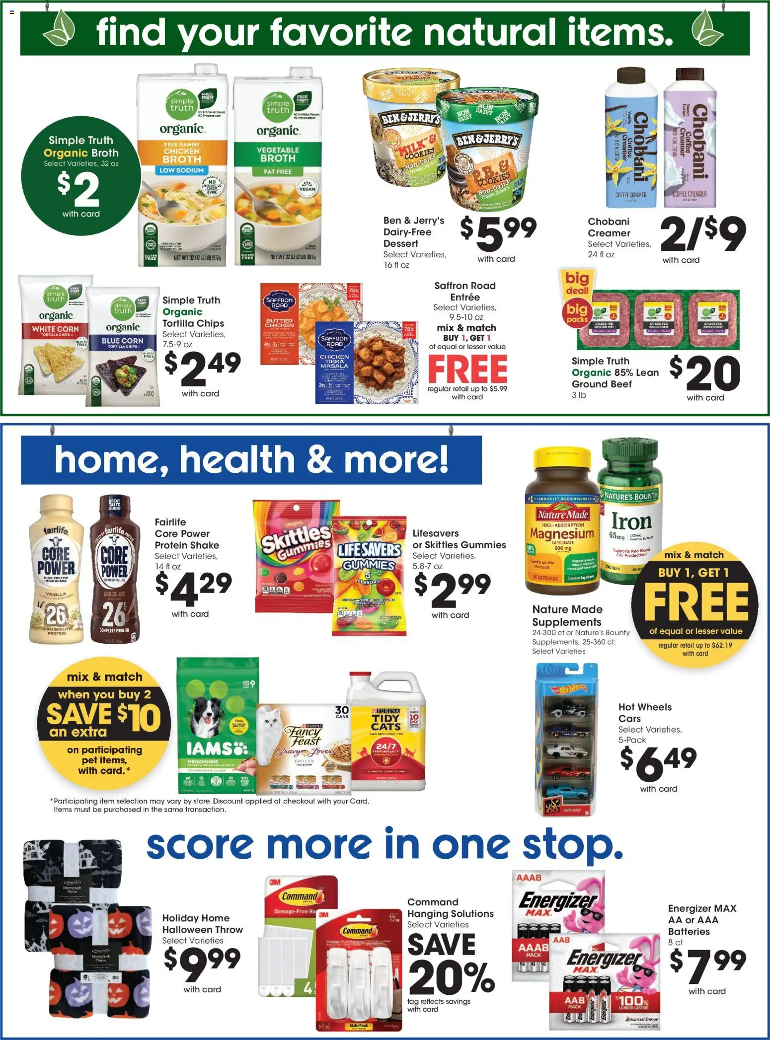 Dillons Weekly Ad - valid from 09/23/2026 | Page: 9 | Products: Milk, Beef, Ground beef, Iron