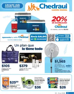 Vista previa de Chedraui folleto Todo para papá, nuevo folleto de la tienda, válido en México a partir del 03.06.2026 | Página: 3 | Productos: Hielera, Toalla, Juego, Cocina