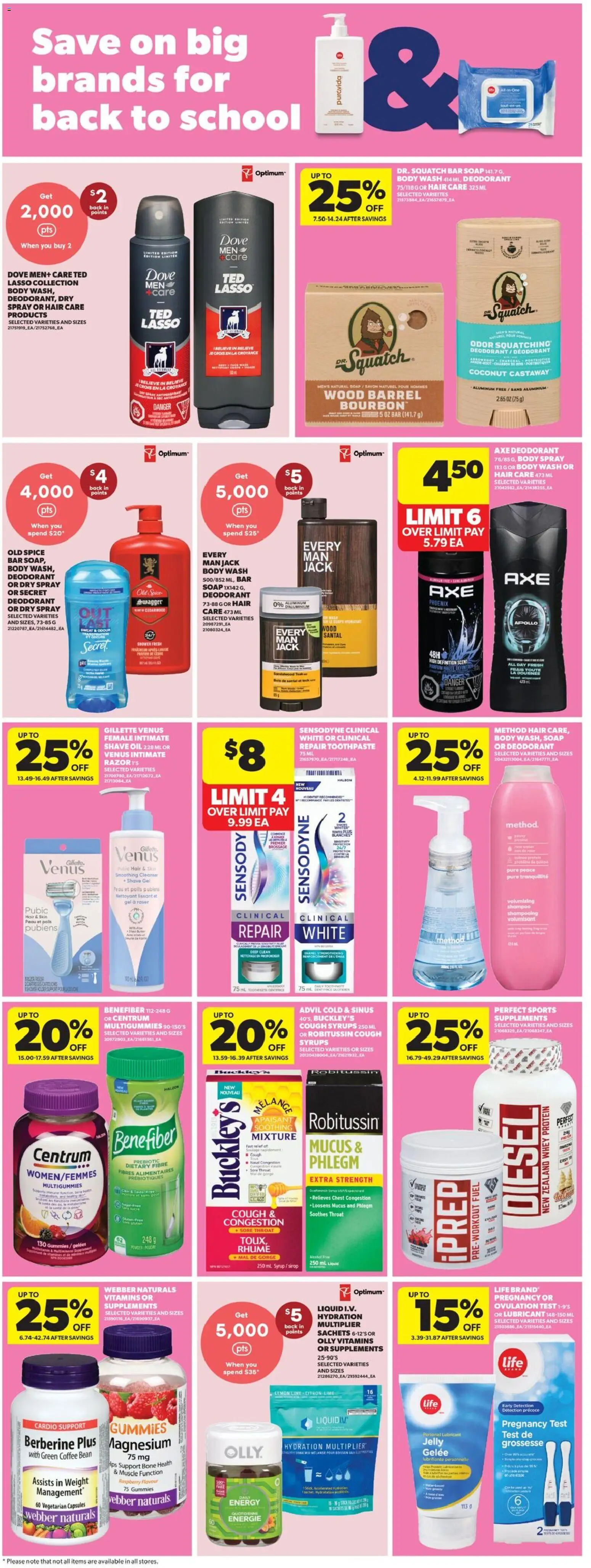 Real Canadian Superstore flyer valid from Sep 3, 2026 | Page: 10 | Products: Coconut, Toothpaste, Coffee, Protein