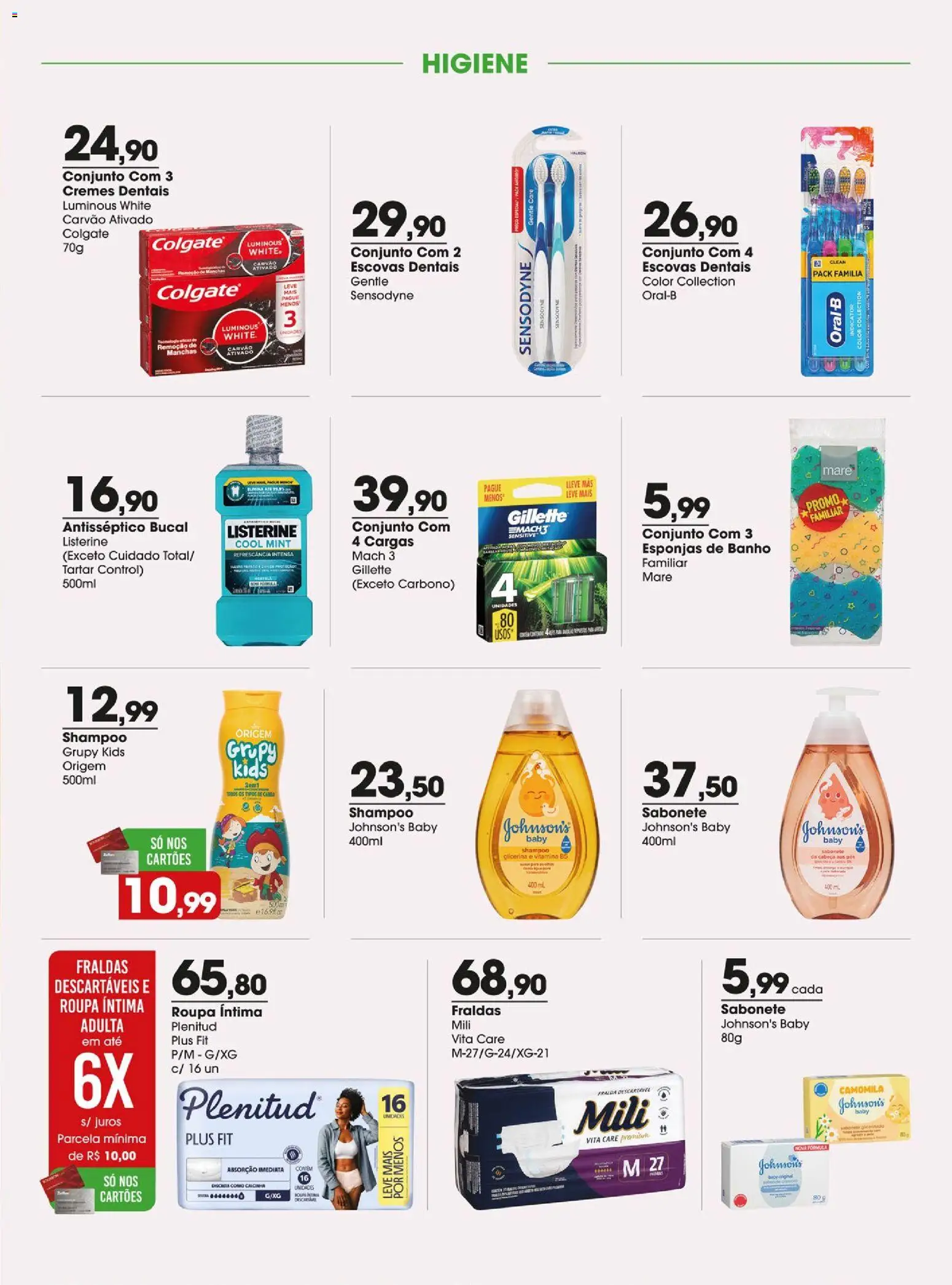 Zaffari Folheto - válido de 15/09/2026 | Página: 19 | Produtos: Shampoo, Carvão ativado, Sabonete, Fraldas