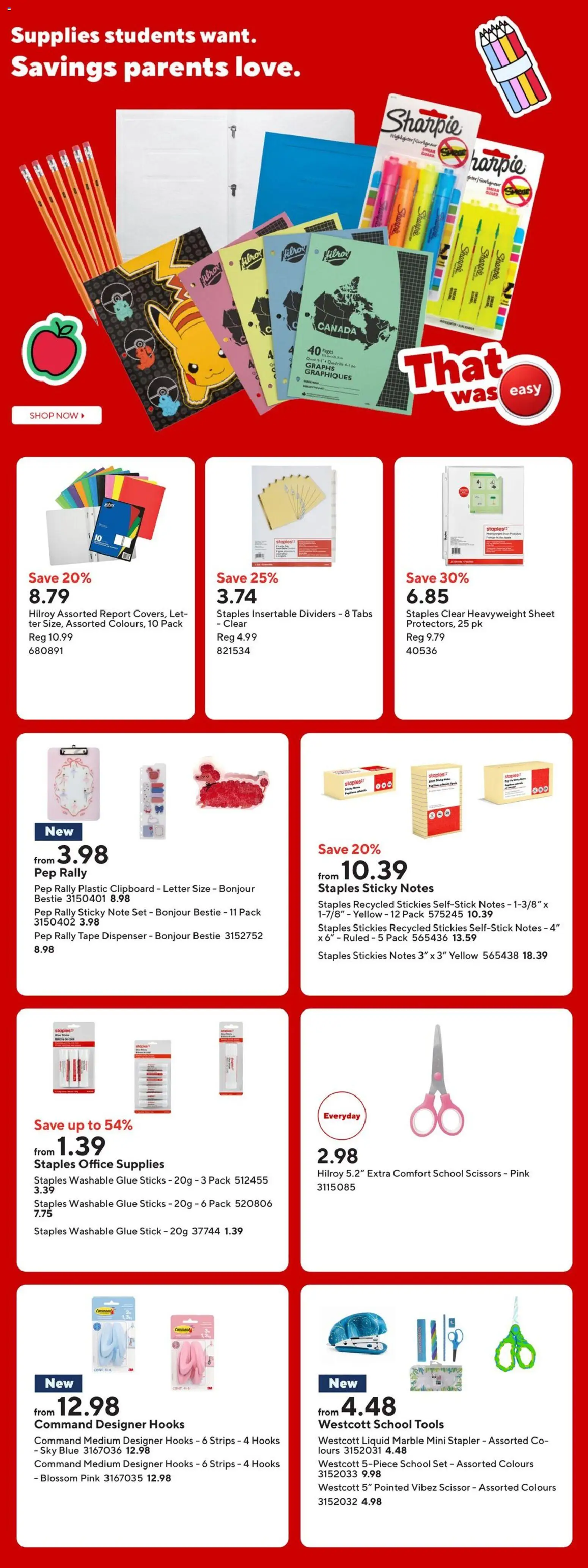 Staples flyer valid from Aug 14, 2026 | Page: 5