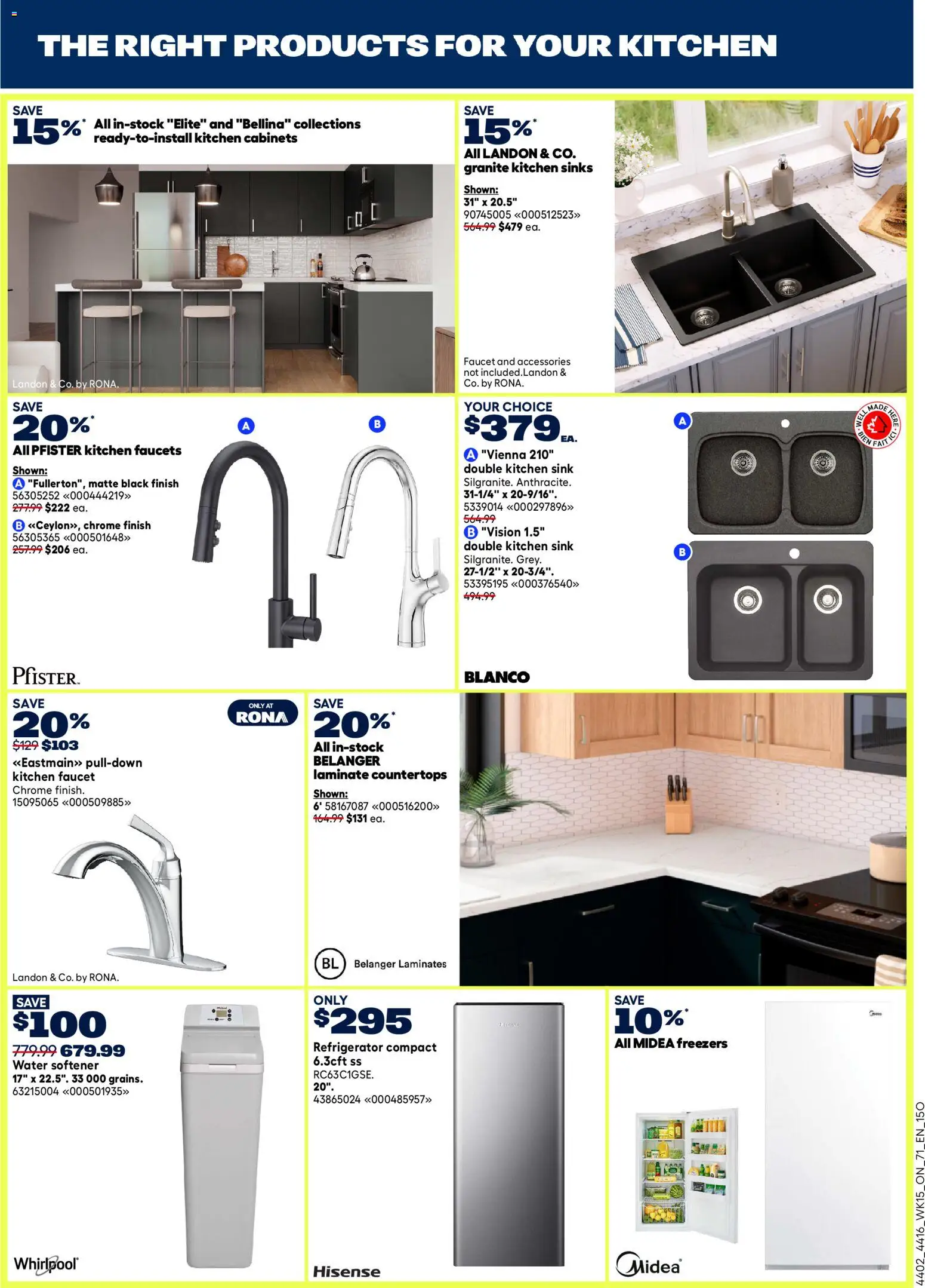 Rona flyer valid from 07.05.2026 | Page: 20 | Products: Refrigerator