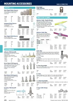 Preview of Jaycar Engineering & Scientific Catalogue 2025/2026  - valid from 09.07.2025 | Page: 298 | Products: Accessories, Cable, Speaker, Clips