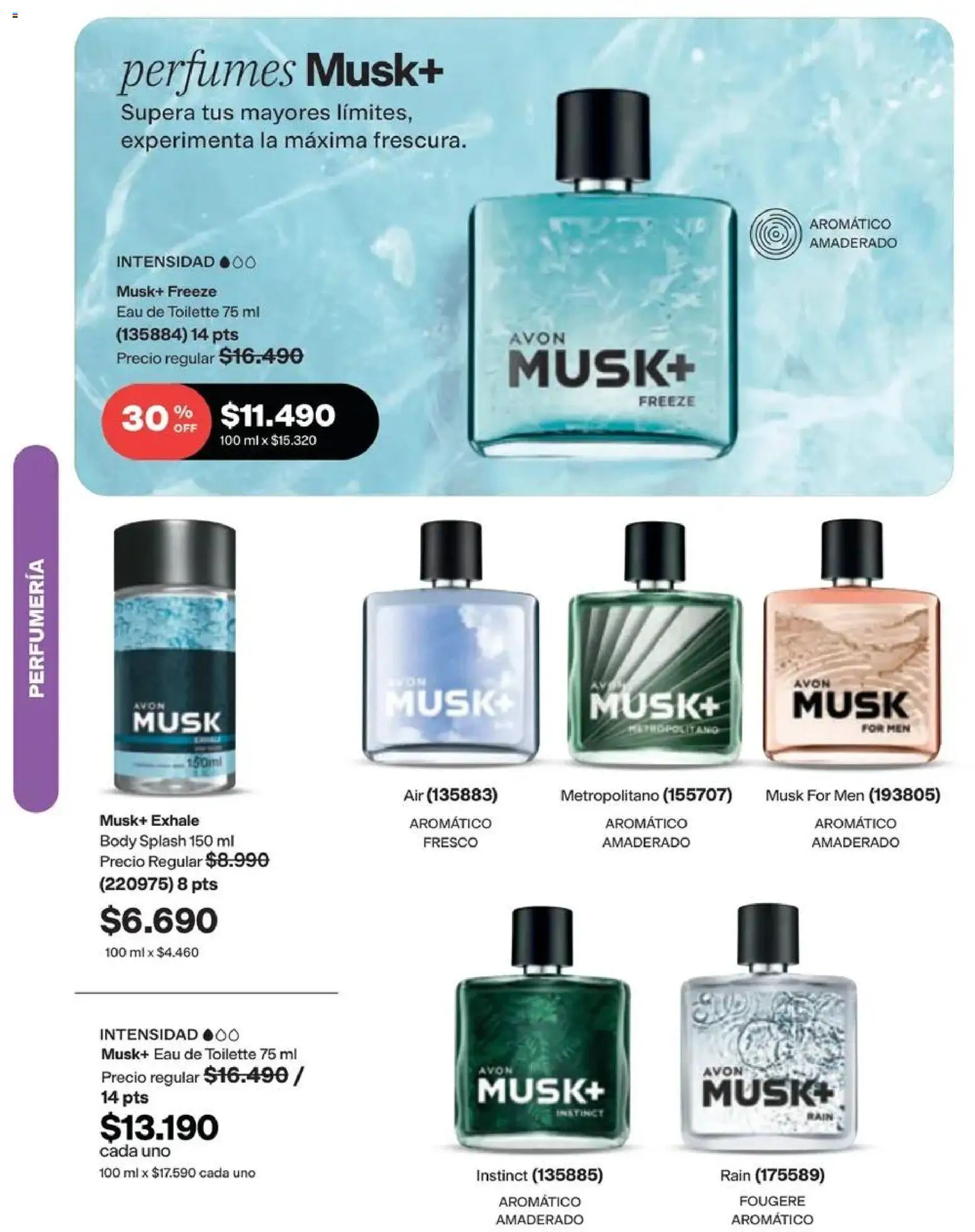 Catálogo Avon Campaña 14 │ válido desde el 15.09.2026 | Página: 69 | Productos: Perfumes, Body, Eau de toilette