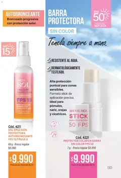 Vista previa Catálogo Amodil Campaña 17 válido desde el 01/10/2026 | Página: 163 | Productos: Protector solar, Emulsión
