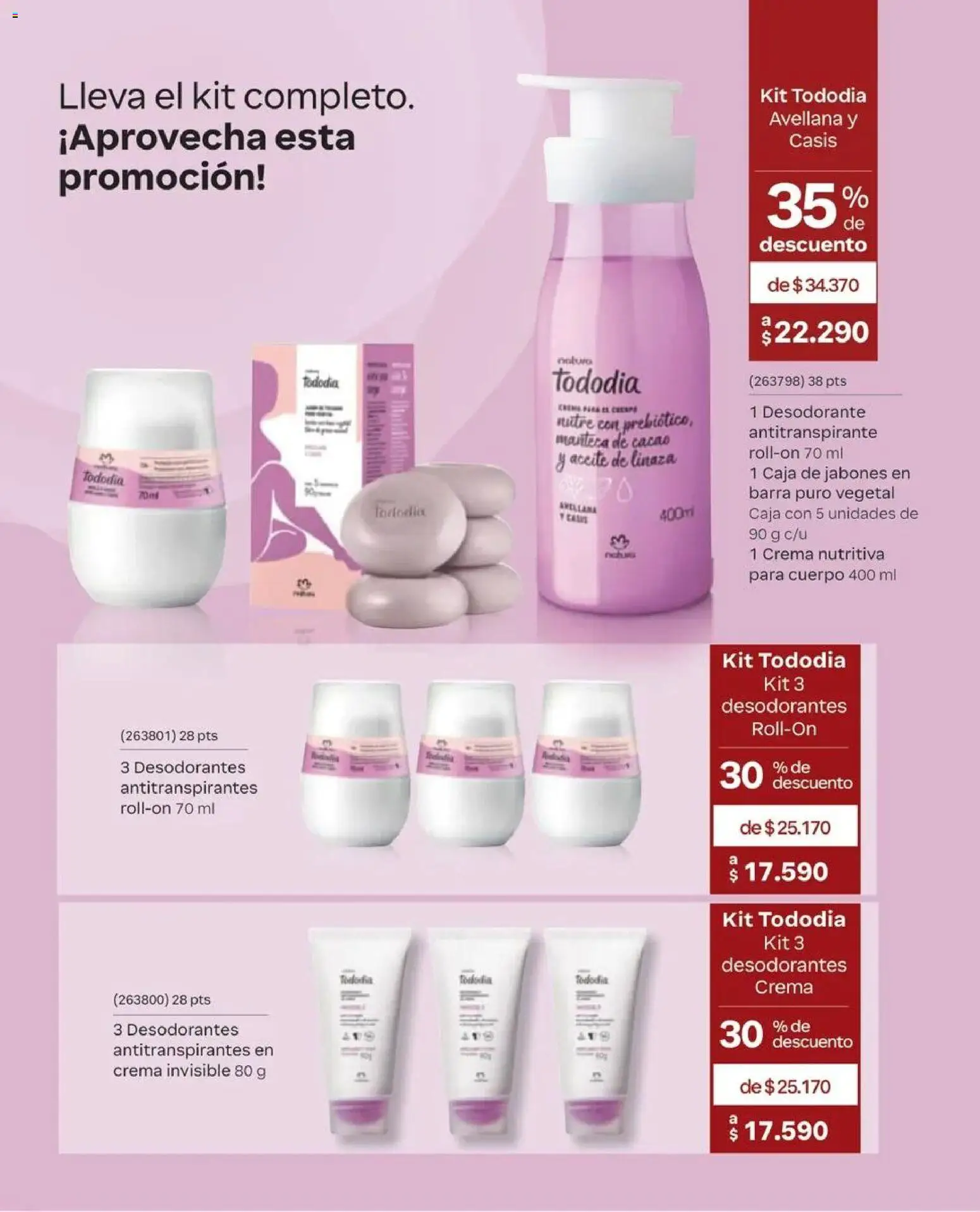 Natura catálogo │ válido desde el 31.08.2026 | Página: 155 | Productos: Caja, Desodorante, Antitranspirante, Aceite