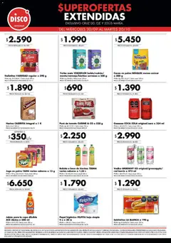 Vista previa Disco - Superofertas extendidas - Cruz del Eje y Jesus Maria válido desde el 30/09/2026