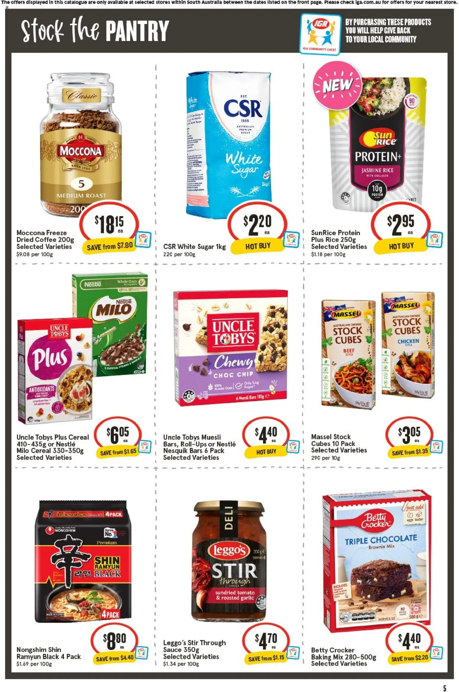 IGA catalogue - valid from 19/08/2026 | Page: 6 | Products: Coffee, Sugar, Garlic, Collagen